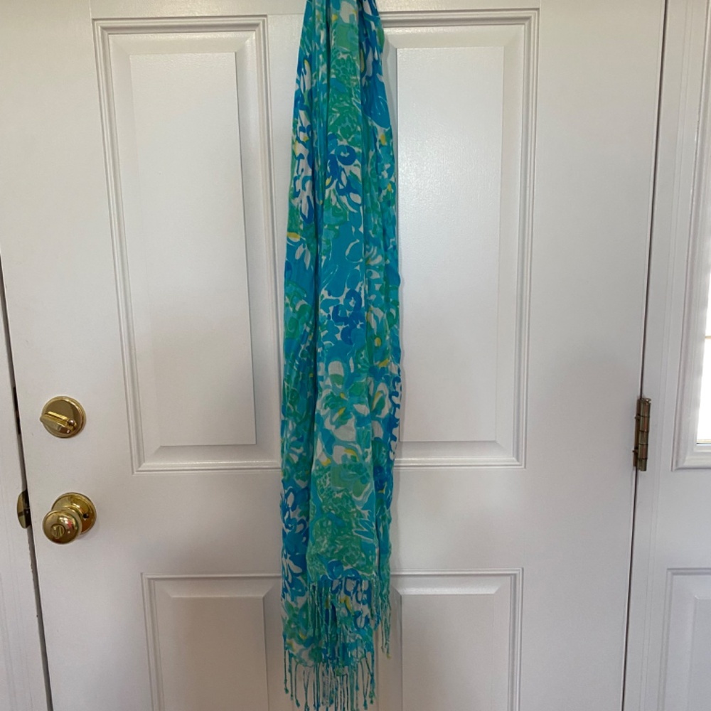Lilly Pulitzer Floral Scarf - Picture 3 of 3